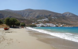 Aegiali Beach Amorgos Greece